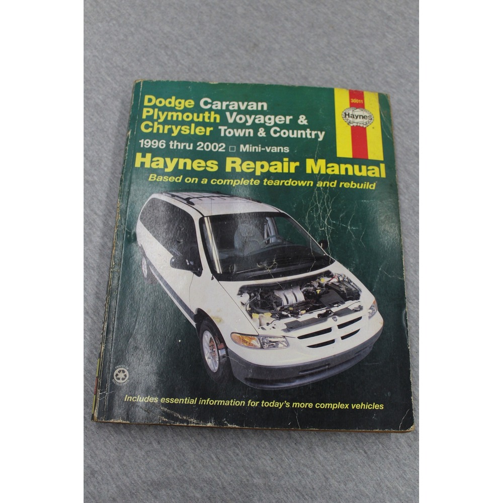 Haynes Repair Manual Dodge Caravan Plymouth Voyager Chrysler 1996-2002 30011